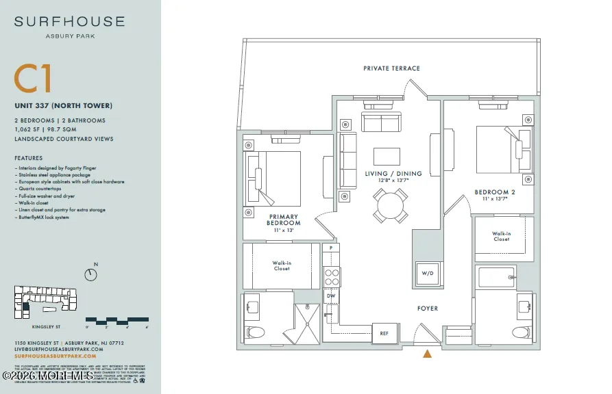 1150 Kingsley Street #337 Asbury Park, NJ 07712