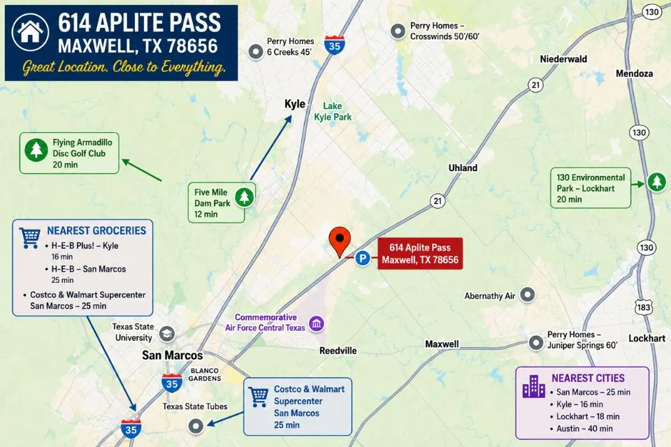 614 Aplite Pass Maxwell, TX 78656