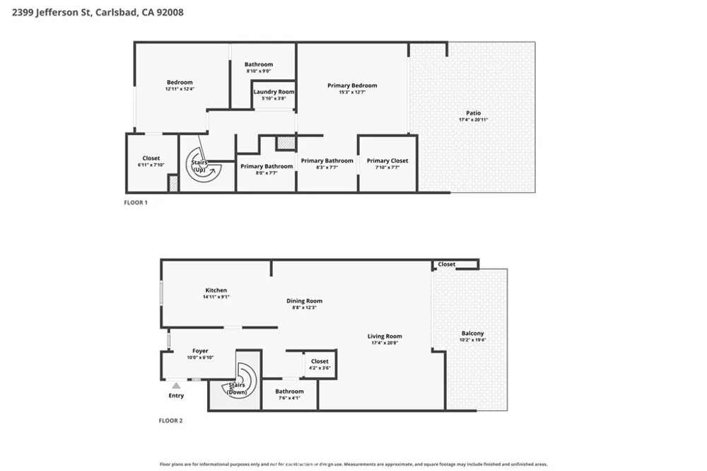 2399 Jefferson #5 Carlsbad, CA 92008