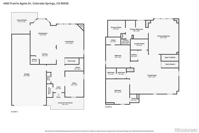 4482 Prairie Agate Drive Colorado Springs, CO 80938