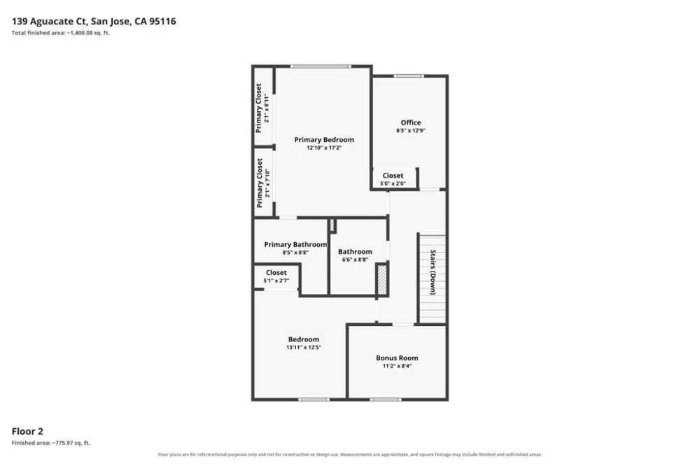 139 Aguacate Court San Jose, CA 95116