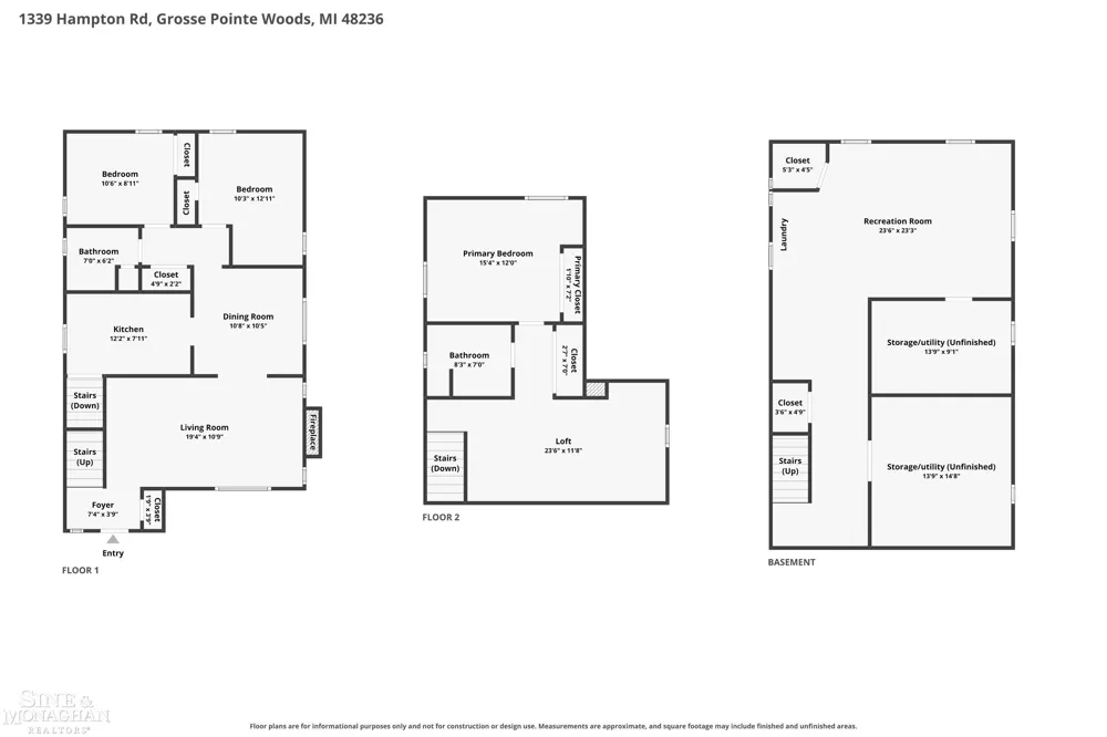1339 Hampton Road Grosse Pointe Woods City, MI 48236