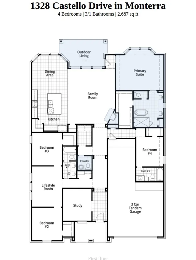 1328 Castello Drive Fate, TX 75087