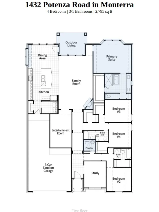 1432 Potenza Road Fate, TX 75087