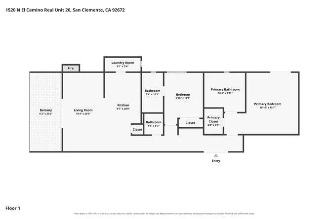 1520 El Camino Real #26 San Clemente, CA 92672