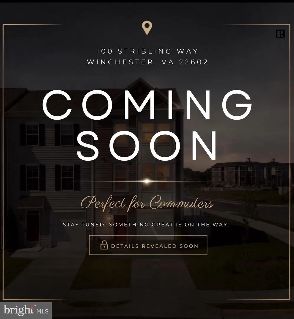100 STRIBLING WAY Winchester, VA 22602
