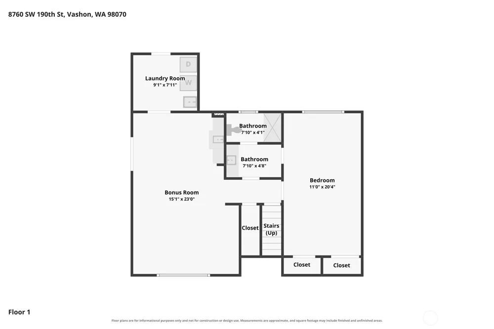8760 SW 190th Street Vashon, WA 98070
