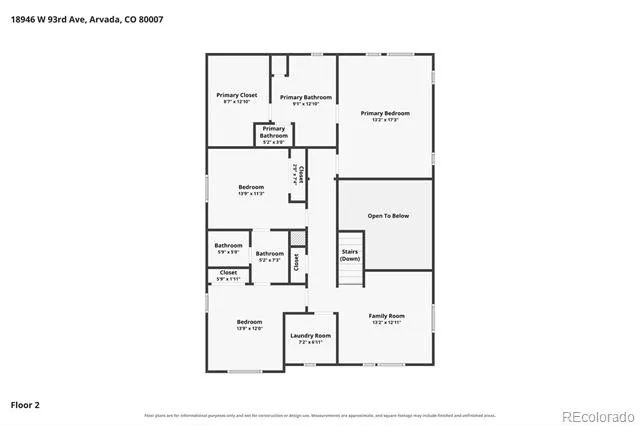 18946 W 93rd Avenue Arvada, CO 80007