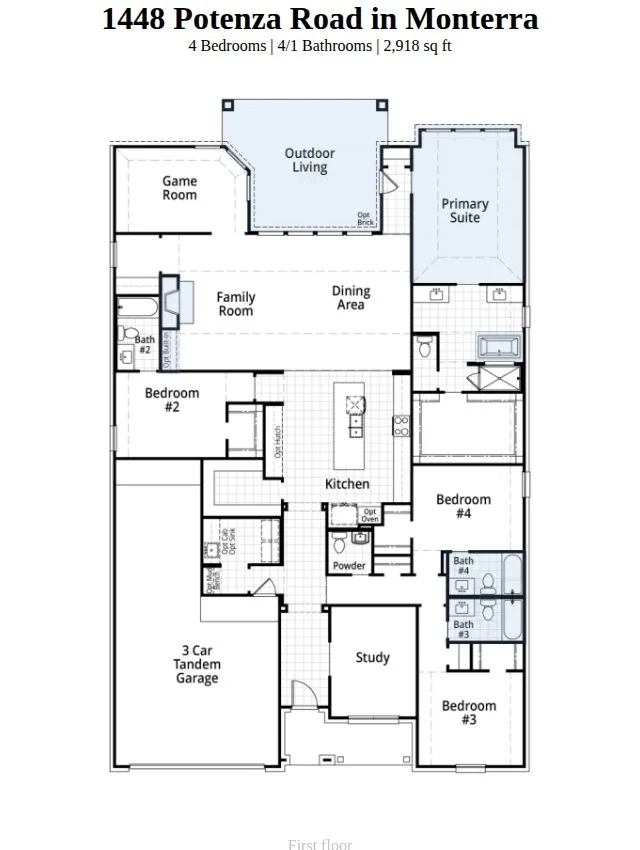 1448 Potenza Road Fate, TX 75087
