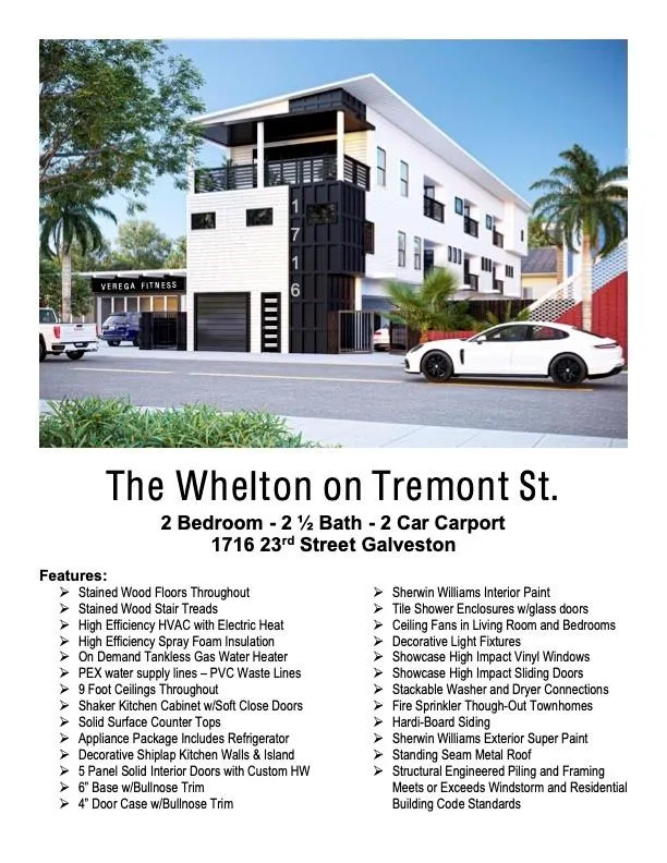 1716 23rd Street #C Galveston, TX 77550