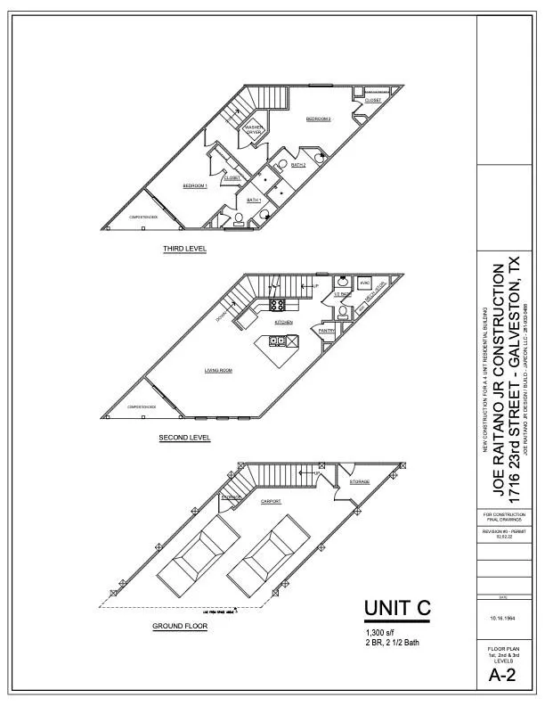 1716 23rd Street #C Galveston, TX 77550