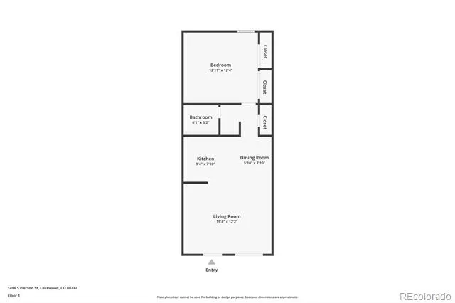 1496 S Pierson Street #106 Lakewood, CO 80232