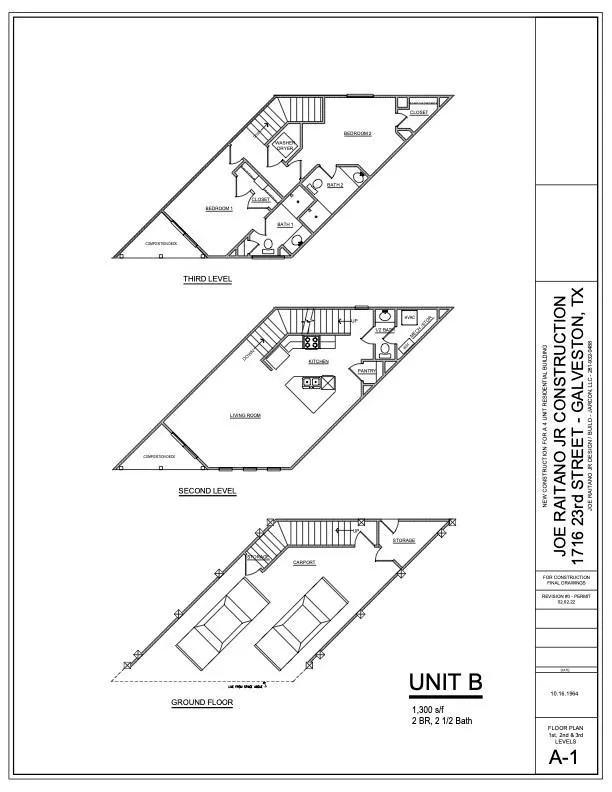 1716 23rd Street #B Galveston, TX 77550
