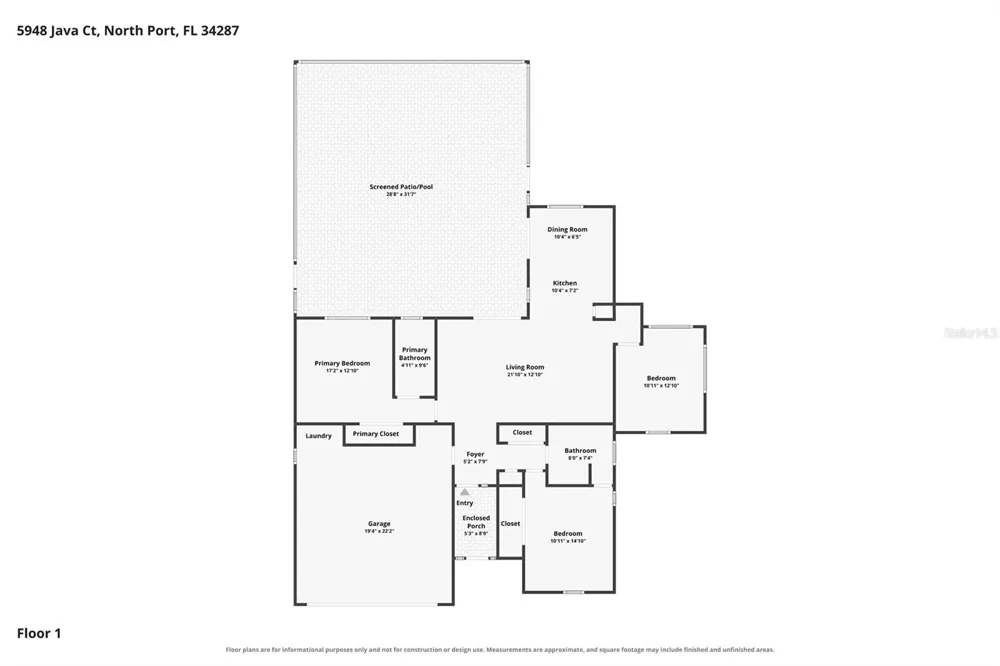 5948 JAVA COURT North Port, FL 34287