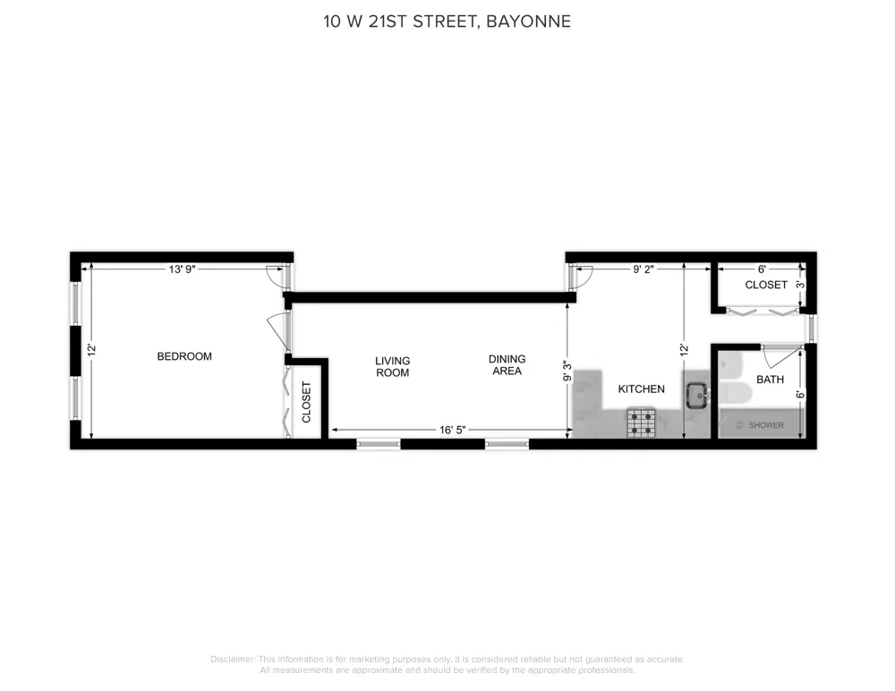 10 WEST 21ST ST Bayonne, NJ 07002