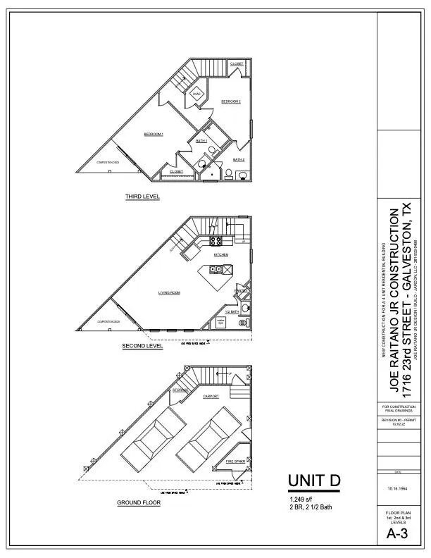1716 23rd Street #D Galveston, TX 77550