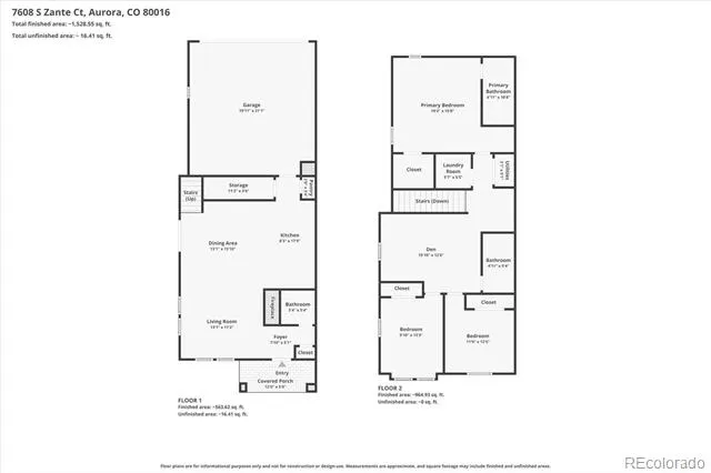 7608 S Zante Court Aurora, CO 80016