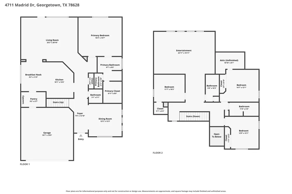 4711 Madrid Drive Georgetown, TX 78628