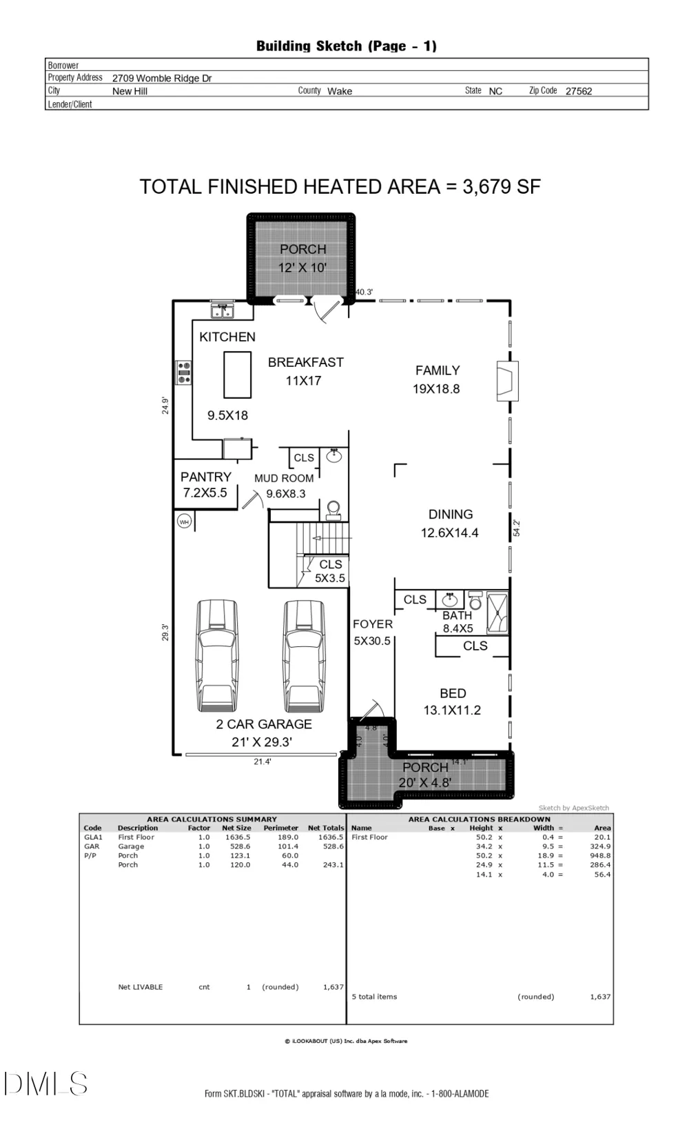 2709 Womble Ridge Drive New Hill, NC 27562