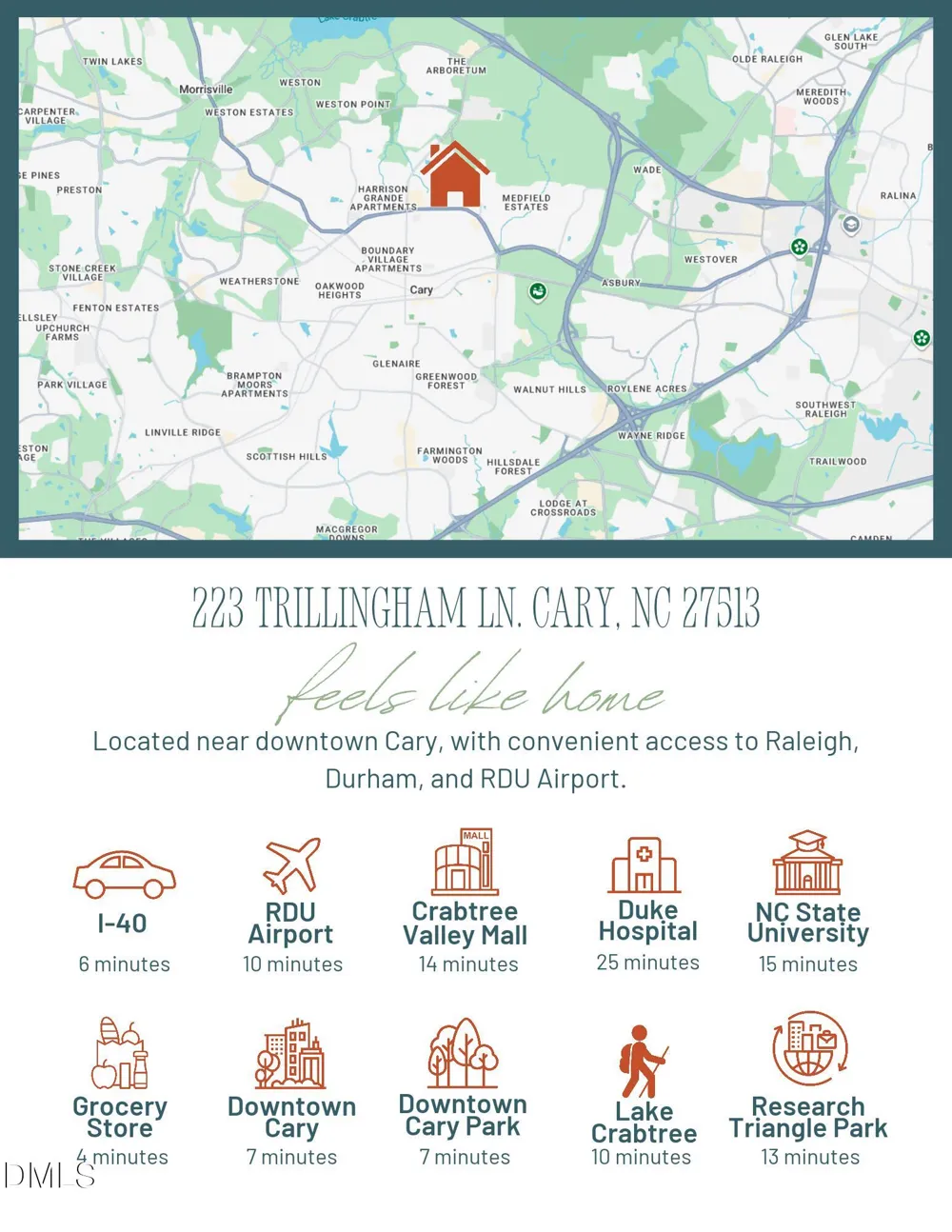 223 Trillingham Lane Cary, NC 27513