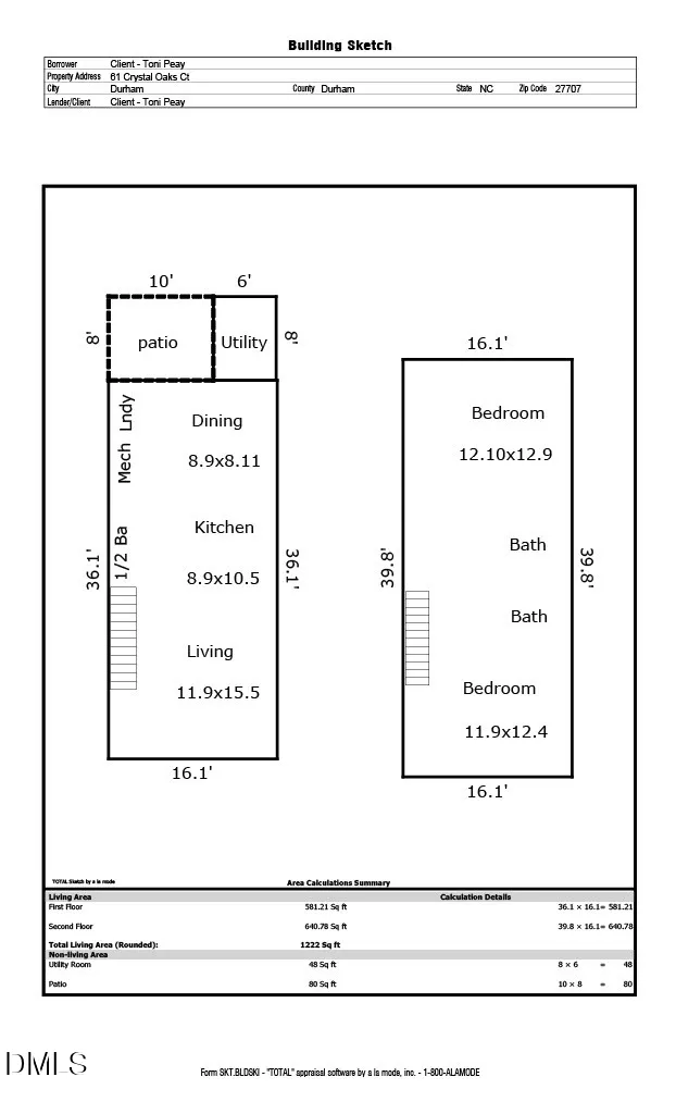 61 Crystal Oaks Court Durham, NC 27707