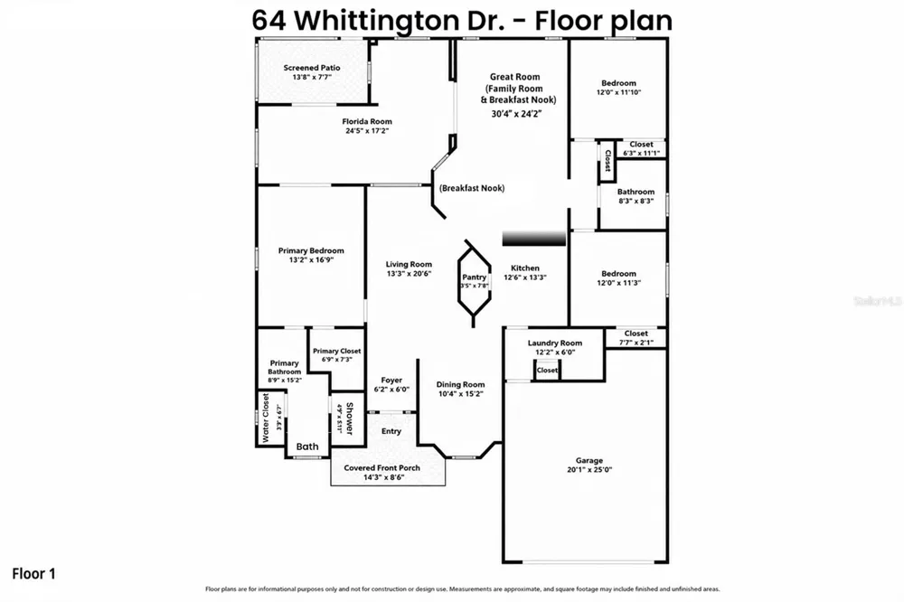 64 WHITTINGTON DRIVE Palm Coast, FL 32164