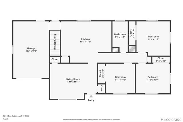1605 S Cape Street Lakewood, CO 80232