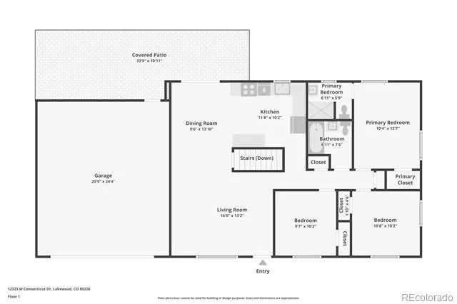 12323 W Connecticut Drive Denver, CO 80228