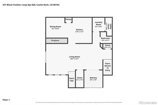 431 Black Feather Loop #820 Castle Rock, CO 80104