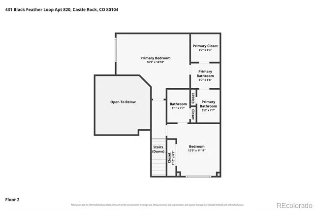 431 Black Feather Loop #820 Castle Rock, CO 80104