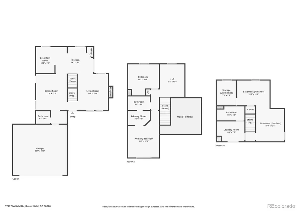 3777 Shefield Drive Broomfield, CO 80020