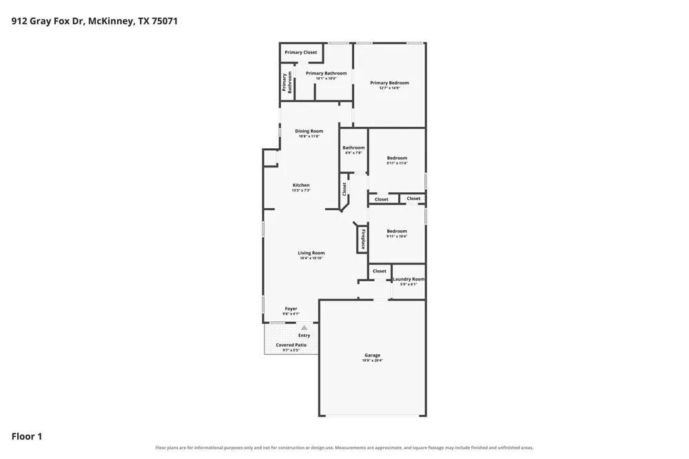 912 Gray Fox Drive McKinney, TX 75071