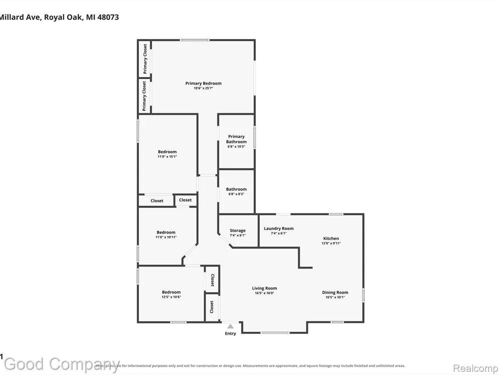 1112 Millard Avenue Royal Oak City, MI 48073