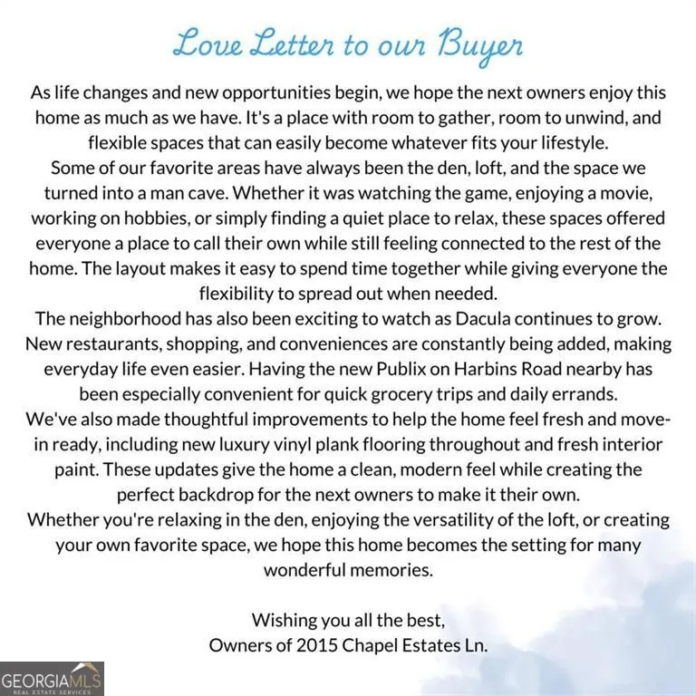 2015 Chapel Estates LN Dacula, GA 30019
