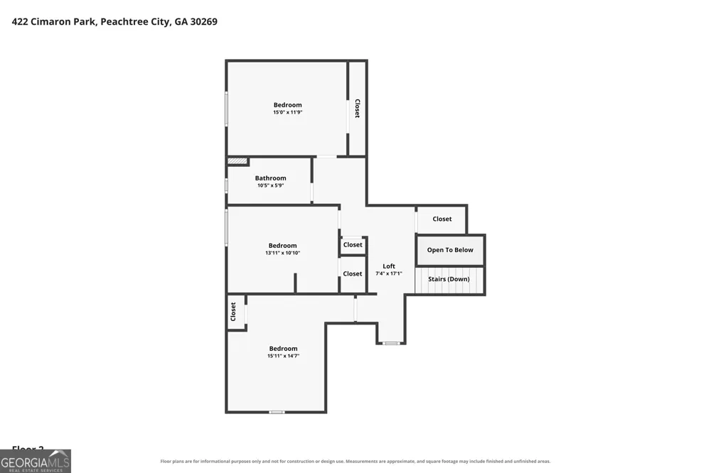 422 Cimaron PARK Peachtree City, GA 30269