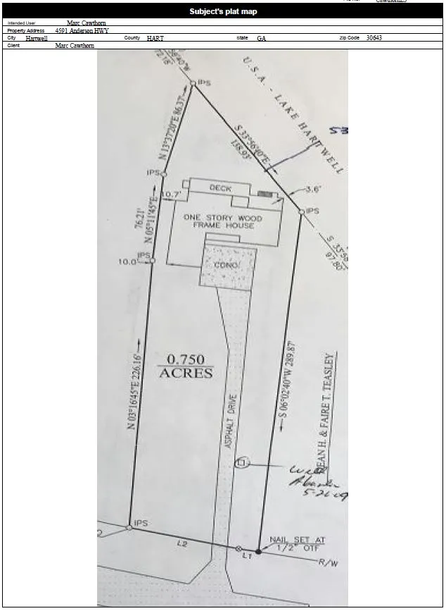 4591 Anderson HWY Hartwell, GA 30643