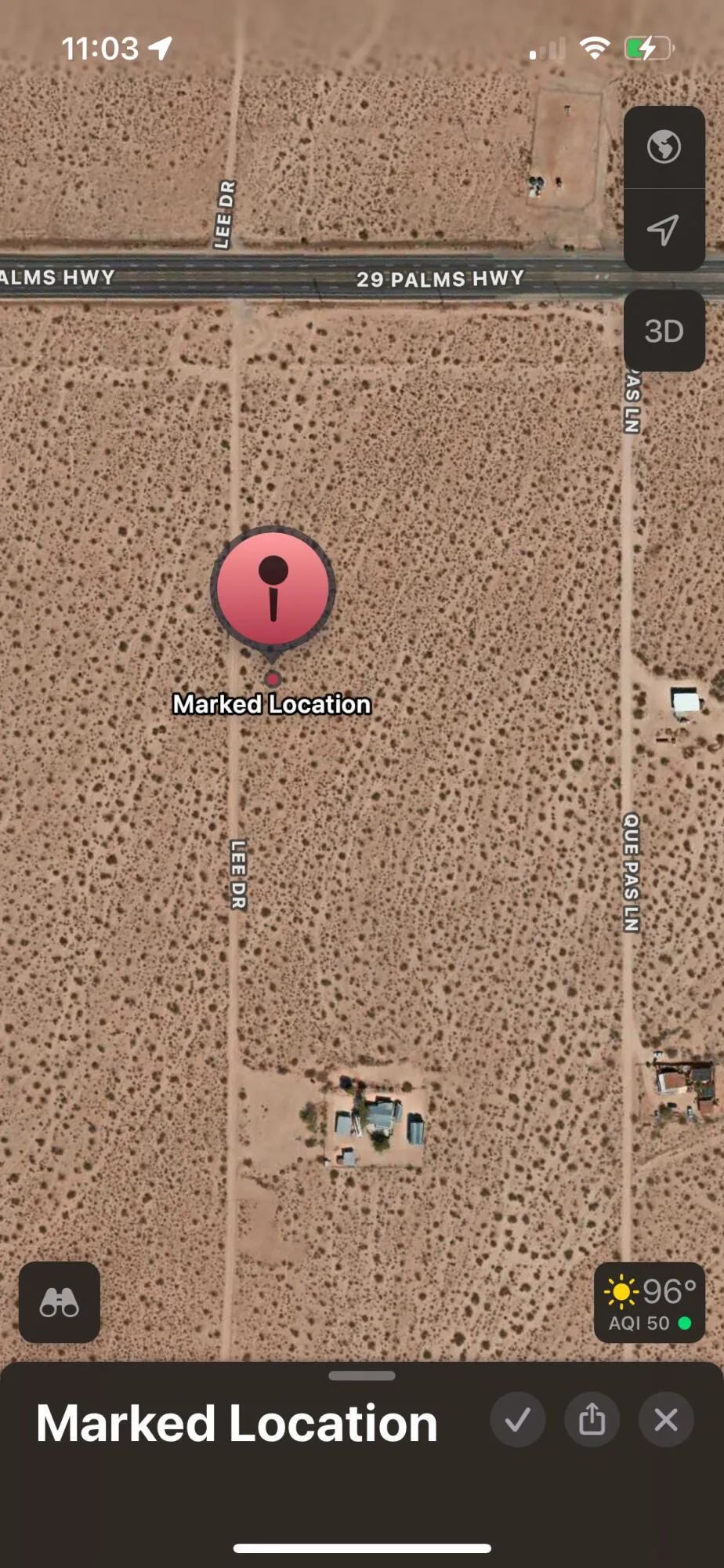 Lee Rd 29 Palms, CA 92277