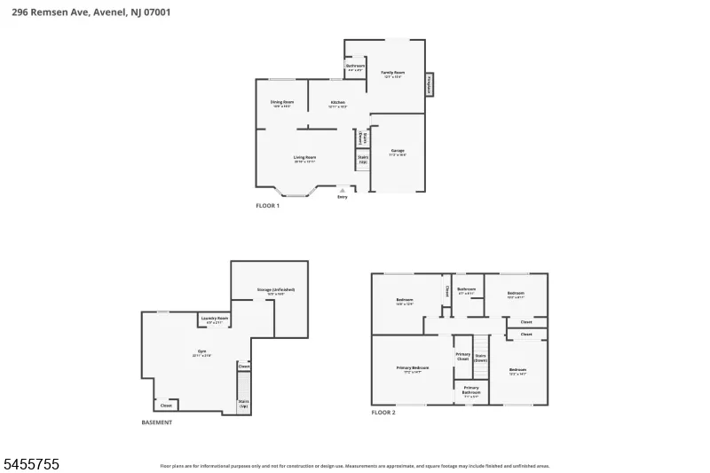 296 Remsen Ave Woodbridge, NJ 07001