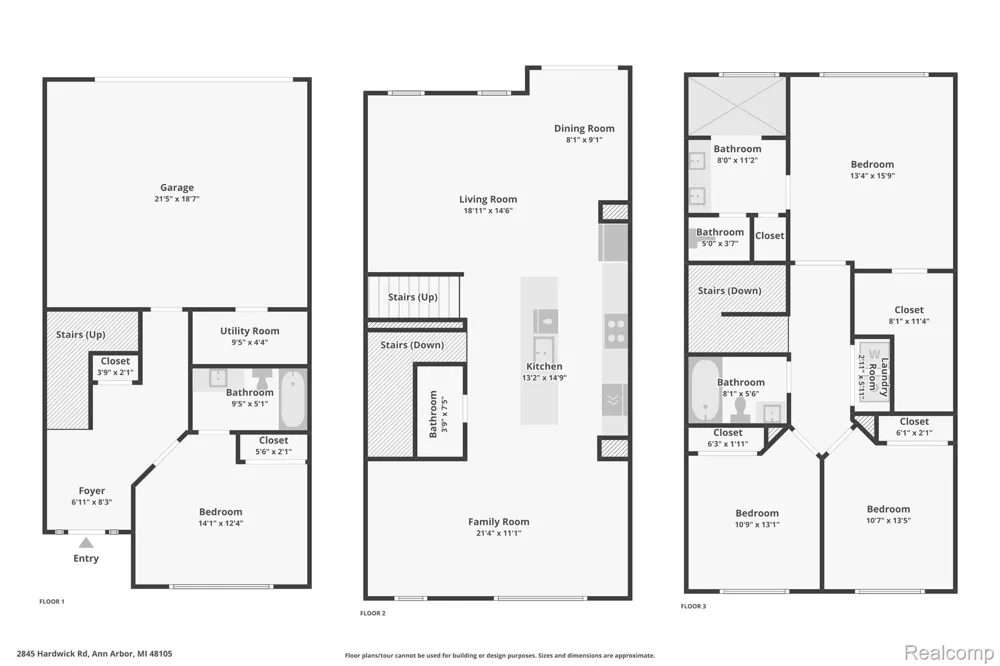 2845 Hardwick Road Ann Arbor City, MI 48105