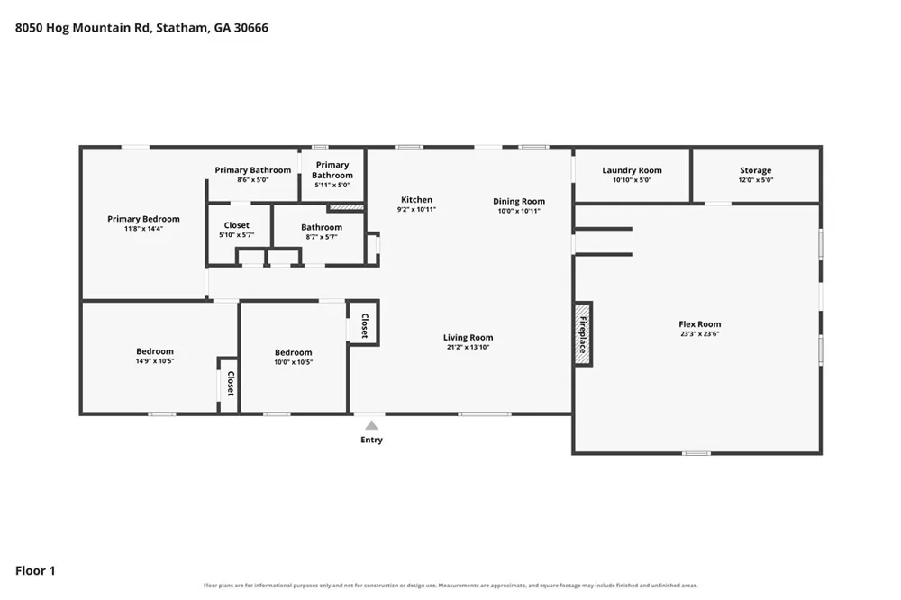 8050 Hog Mountain Road Statham, GA 30666