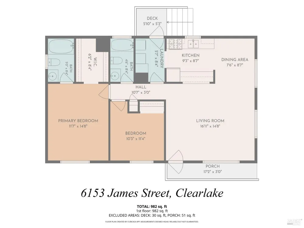 6153 James Street Clearlake, CA 95422