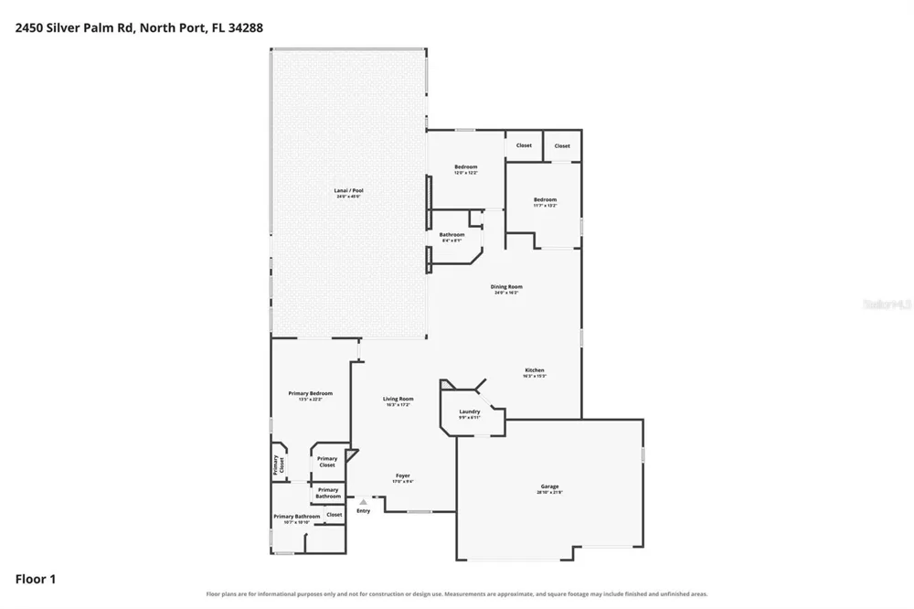 2450 SILVER PALM ROAD North Port, FL 34288