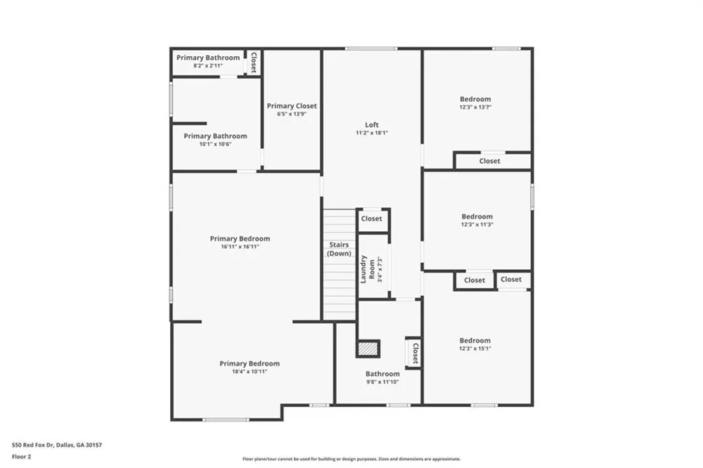 550 Red Fox Drive Dallas, GA 30157