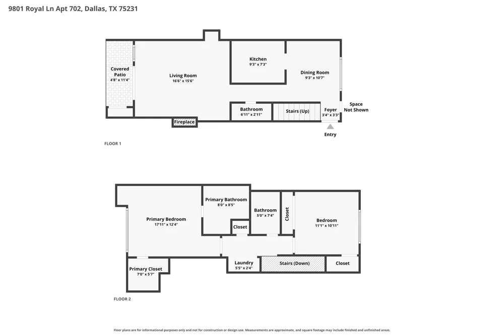 9801 Royal Lane #702 Dallas, TX 75231