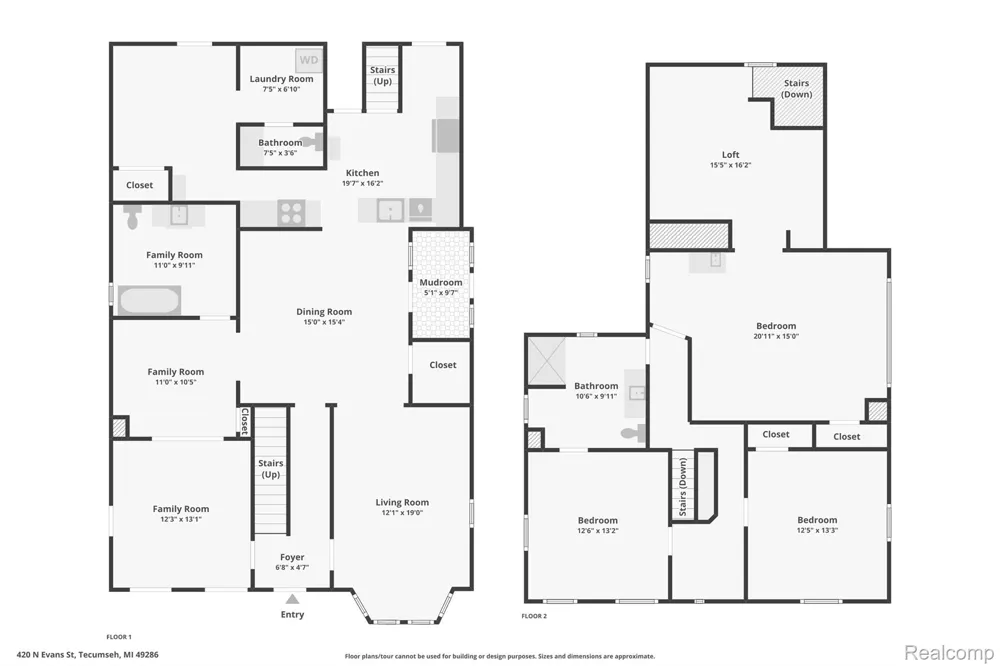 420 Evans Street Tecumseh City, MI 49286