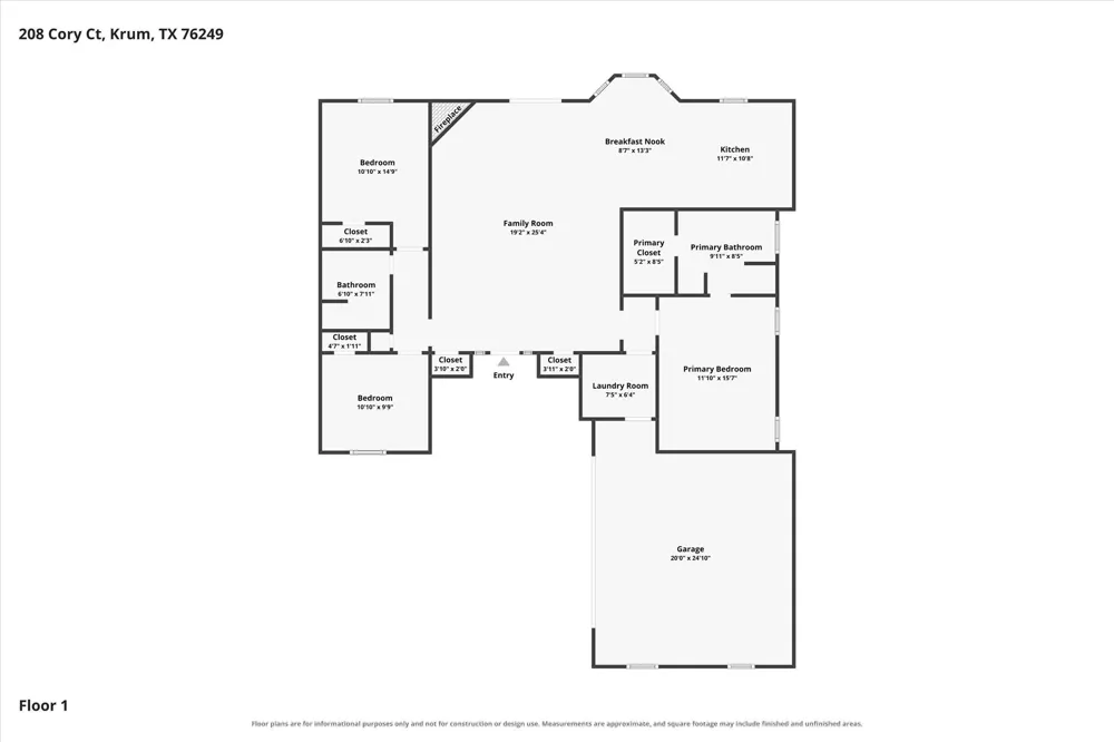 208 Cory Court Krum, TX 76249