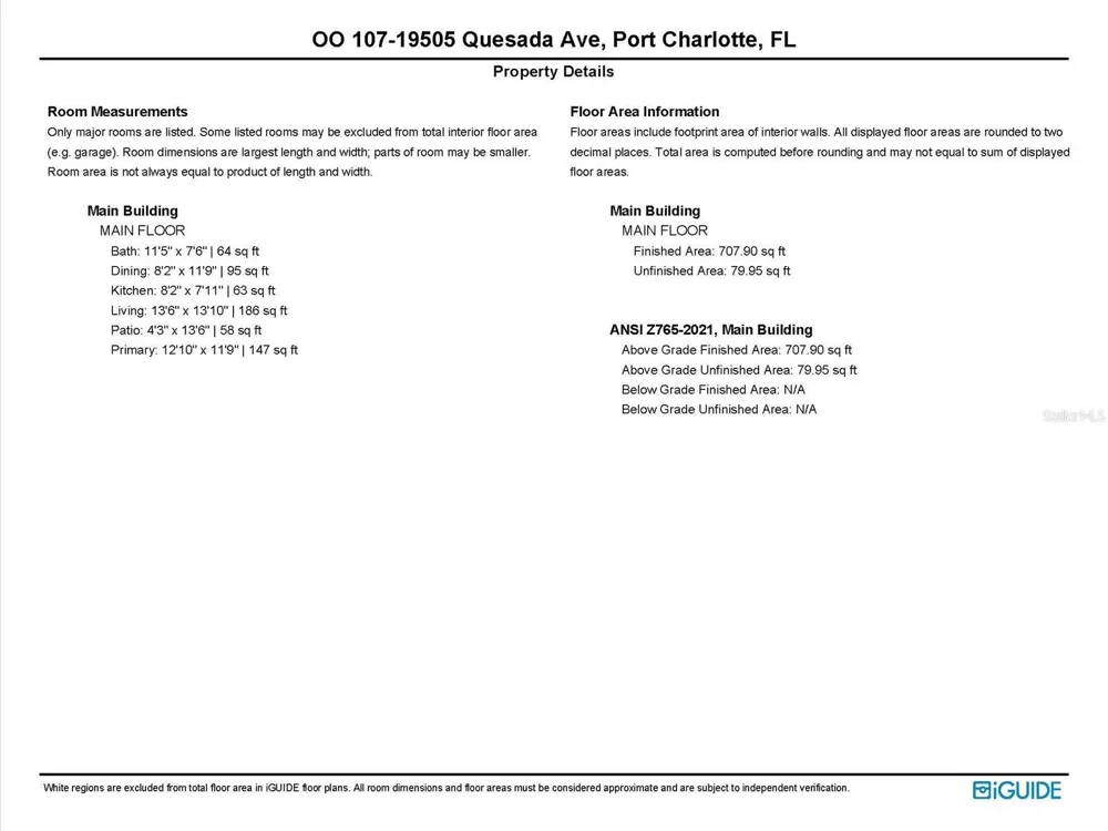 19505 QUESADA AVENUE #107 Port Charlotte, FL 33948