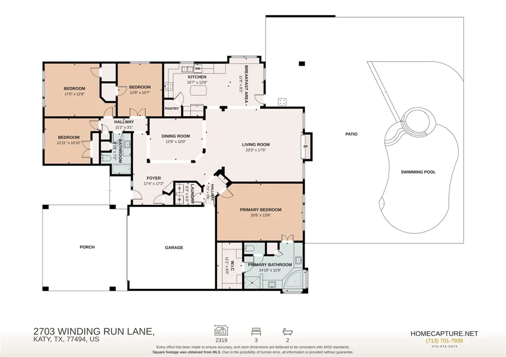 2703 Winding Run Lane Katy, TX 77494