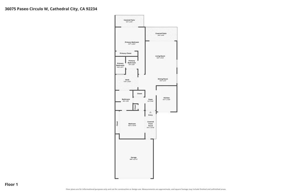 36075 Paseo Circulo W Cathedral City, CA 92234