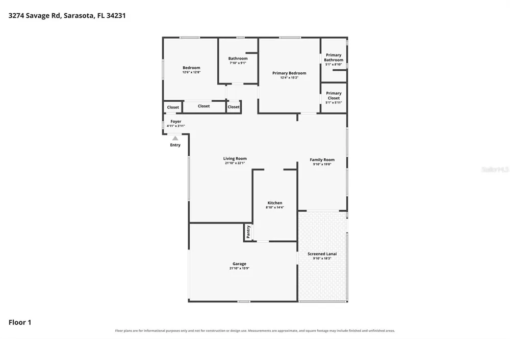3274 SAVAGE ROAD Sarasota, FL 34231